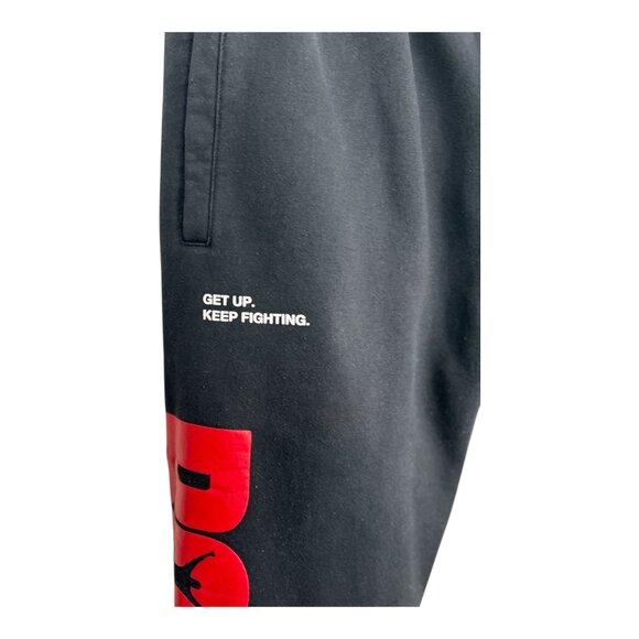 Rocky X ShoePalace Iconic "Get Up. Keep Fighting." Men's Black Sweatpants Size L - Picture 3 of 14